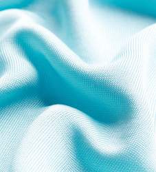 Seidenjersey F09 himmelblau, Single-Jersey Stoff, hellblau, ...