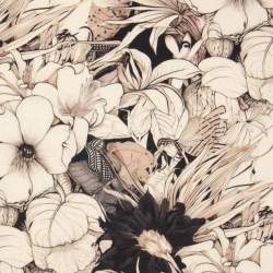 Selva crema, Restst�ck 300 cm, Reste, creamy white, Wool, Ju...
