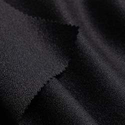 Seriva nero, Woven, Fabrics, black, Wool, Flowing black wool...