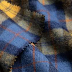 Skarena, Woven, Fabrics, blue, Cotton, Soft checkered cotton...