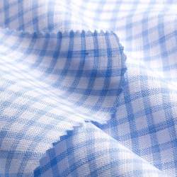 Smilla, Leinwandgewebe Stoff, hellblau, Leinen, Feines Leine...