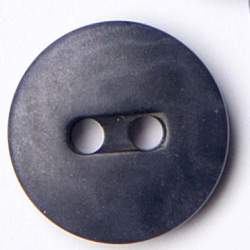 Steinnuss gew�lbt Blau 11mm, Steinnuss-Knopf, gew�lbter Zwei...