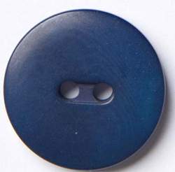 Steinnuss gew�lbt blau 18 mm, Steinnuss-Knopf, gew�lbter Zwe...