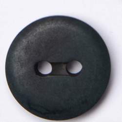 Steinnuss gew�lbt dunkelpetrol 12 mm, Steinnuss-Knopf, gew�l...