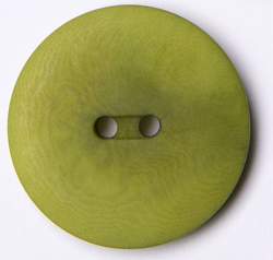 Steinnuss gew�lbt erbsengr�n 23 mm, Steinnuss-Knopf, gew�lbt...