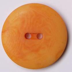 Steinnuss gew�lbt papaya 23 mm, Steinnuss-Knopf, orange, gew...