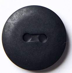 Steinnuss gew�lbt schwarz 15 mm, Steinnuss-Knopf, gew�lbter ...
