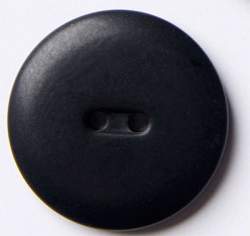 Steinnuss gew�lbt schwarz 23 mm, Steinnuss-Knopf, gew�lbter ...