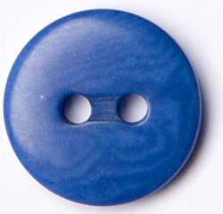 Steinnuss gew�lbt tintenblau 12 mm, Steinnuss-Knopf, gew�lbt...