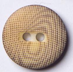 Steinnuss marmoriert 15 mm, Steinnuss-Knopf, beige, gew�lbte...