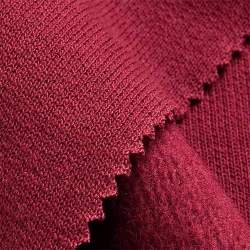 Sweat weinrot, Sweatshirt Stoff, dunkelrot, Baumwolle, Sweat...