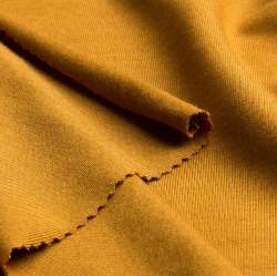 Temo-Jersey altgold, Single-Jersey Stoff, ocker, Viskose, el...