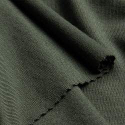 Temo-Jersey mangrove, Single-Jersey Stoff, dunkelgr�n, Visko...