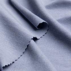 Temo-Jersey taubenblau, Single-Jersey Stoff, Viskose, elasti...