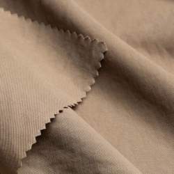 Trench-Gabardine lehm, beige, Baumwolle, Fein gewebter, dich...