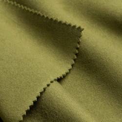 Velora olive, Woven, Fabrics, olive-green, Cotton, Heavyweig...