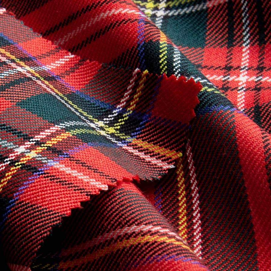 Gordon Dress Tartan Cummerbund Set (include papillon e tasca quadrata), Blu navy, bianco, verde, giallo, Taglia unica