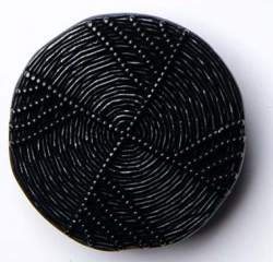 Windrad schwarz 25 mm, Metall-Knopf, Runder Metallknopf mit ...