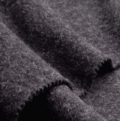 Woll-Fleece anthrazit, Schurwolle, Weiches Woll-Fleece aus m...