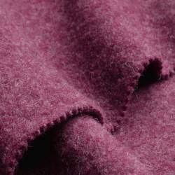 Woll-Fleece merlot, weinrot, Schurwolle, Weiches Woll-Fleece...