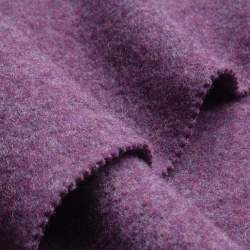 Woll-Fleece pflaume, Schurwolle, Weiches Woll-Fleece aus mul...