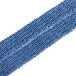Wolltresse mittelblau, Schurwolle, Mittelblaue, leicht melie...
