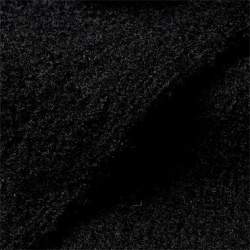 Wollwalk schwarz, Walkstoffe / Wollwalk Stoff, Schurwolle, w...