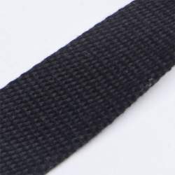Gurtband 3cm schwarz
