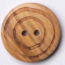 Holzknopf Kringel 25 mm