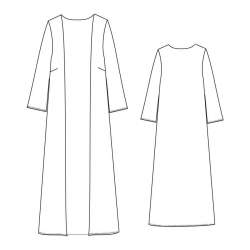 06-772 langer Cardigan