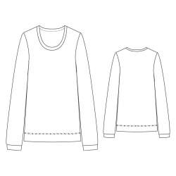 06-808 Rundhals Pulli