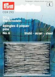 Stecknadeln silber 30 mm